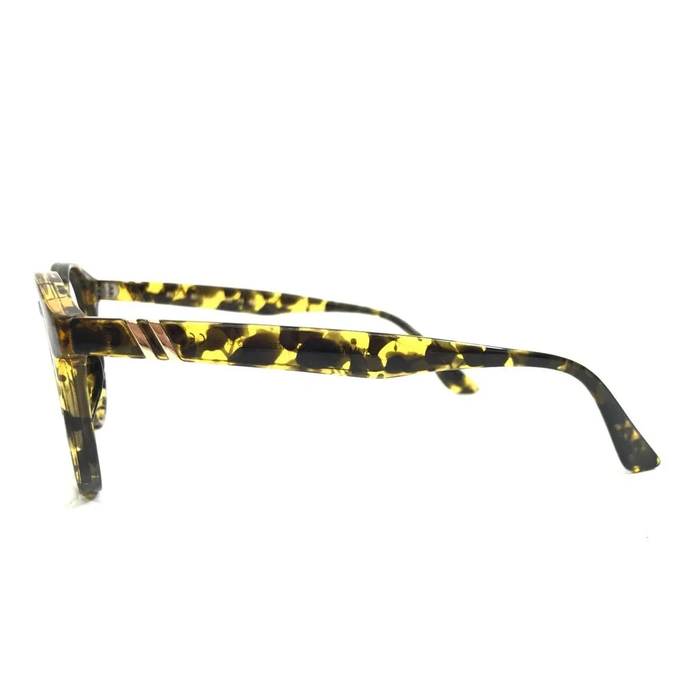 Blenders Eyeglasses Frames SLIM TIGER Yellow Tortoise Round Full Rim 50-23-145